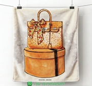 Hermes Throw Blankets